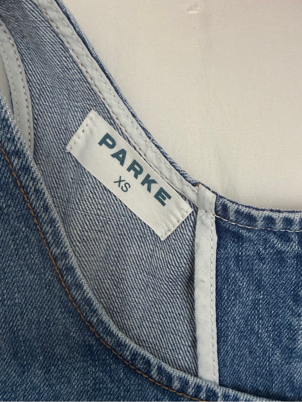 PARKE Denim mini dress - Picture 3 of 3